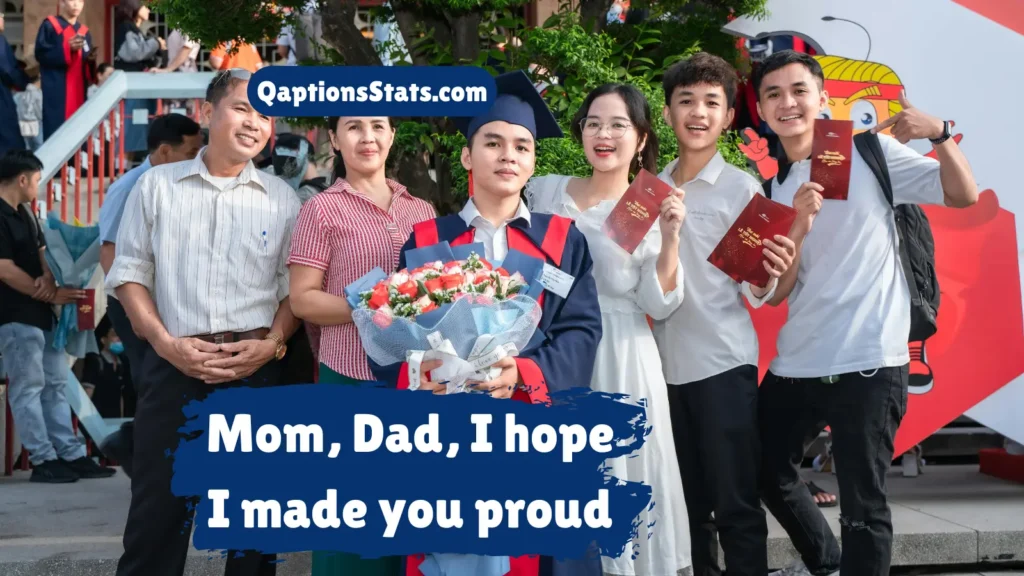 family-and-friends-graduation-captions