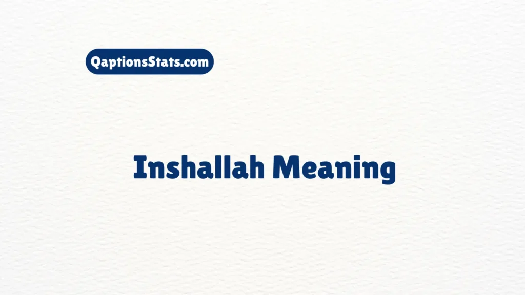 inshallah-meaning