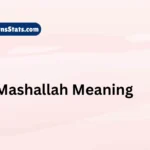 mashallah-meaning