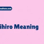 chihiro-meaning