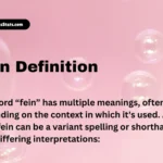 Fein Definition