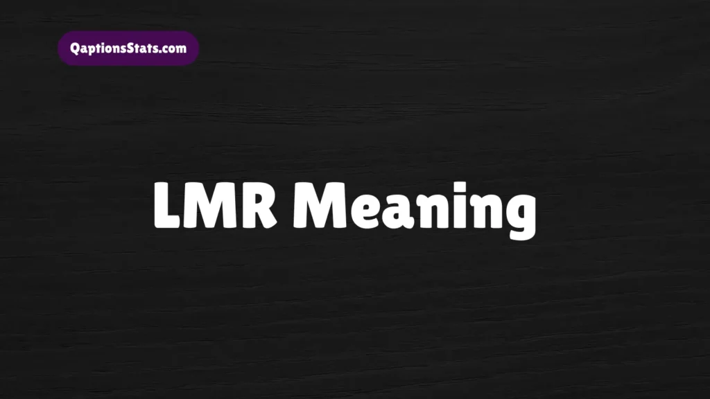 lmr-meaning