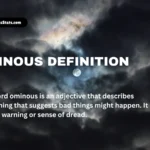 ominous-definition