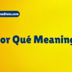 por-que-meaning