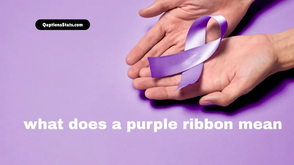 what-does-a-purple-ribbon-mean