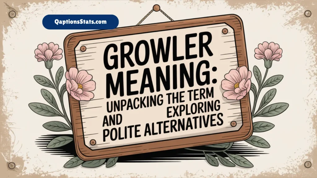 what-does-growler-mean