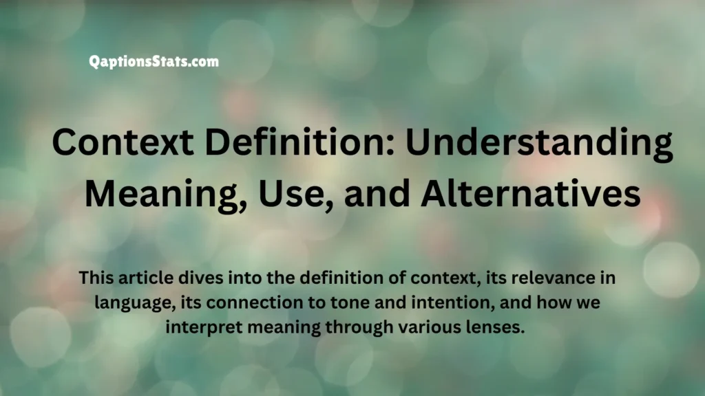 context-definition