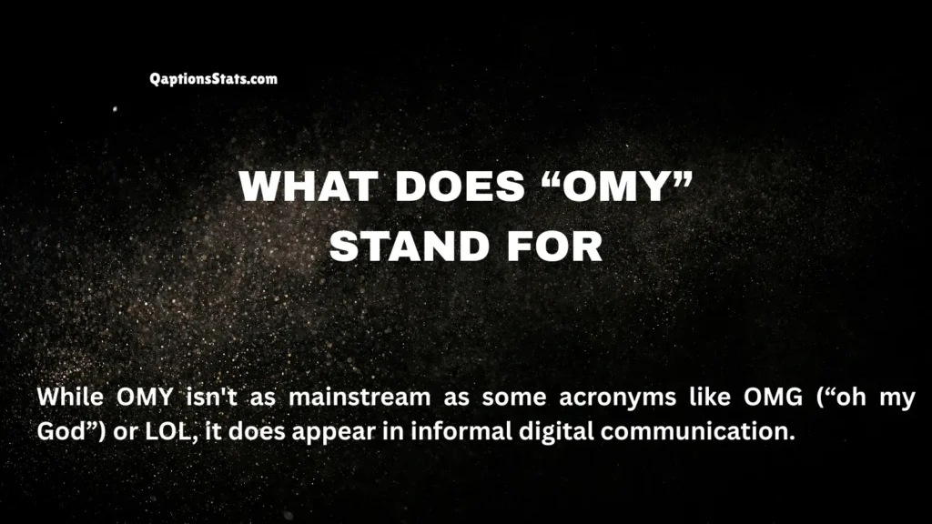 what-does-omy-stand-for