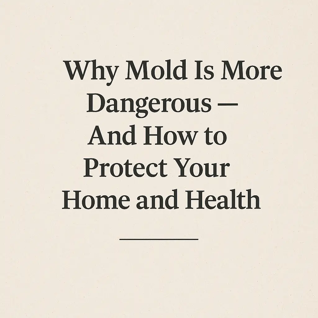 Why Mold Is More is Dangerous — And How to Protect Your Home and Health