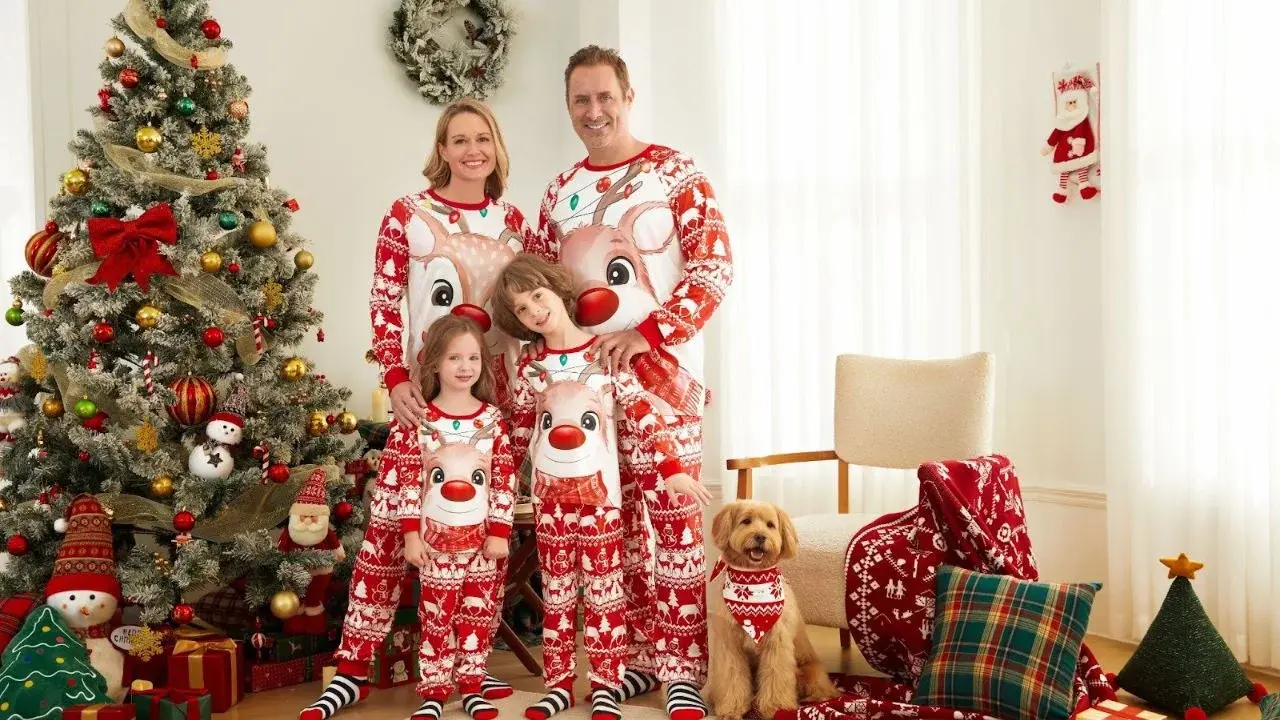 Matching Christmas Pajamas That Turn Every Family Moment into a Memory