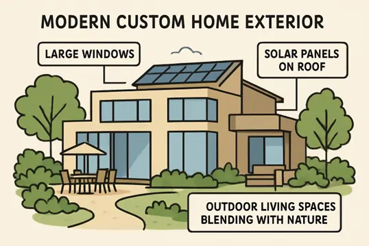How Modern Custom Homes Are Shaping Tomorrow’s Living