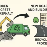 How Concrete and Asphalt Disposal Supports Sustainable Construction